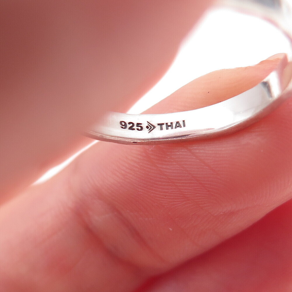 Silpada 925 Sterling Silver Vintage Hammered Stackable Band Ring Size 9 - Picture 7 of 8